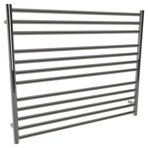 1000mm (w) x 800mm (h) Polished Straight Stainless Steel Towel Rail
