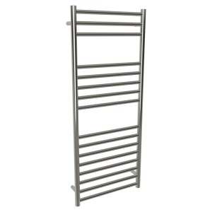 500mm (w) x 1200mm (h) Brushed Straight Stainless Steel Towel Rail
