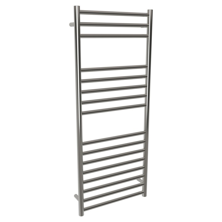 500mm x 1200mm  Brushed Straight Stainless Steel Towel Rail