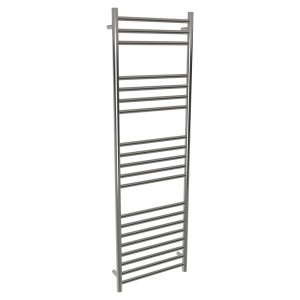 500mm (w) x 1600mm (h) Brushed Straight Stainless Steel Towel Rail