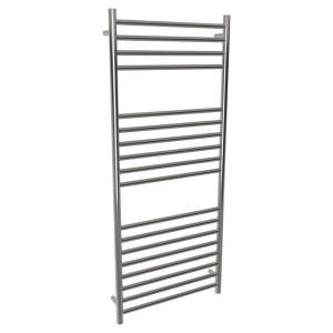600mm (w) x 1400mm (h) Brushed Straight Stainless Steel Towel Rail