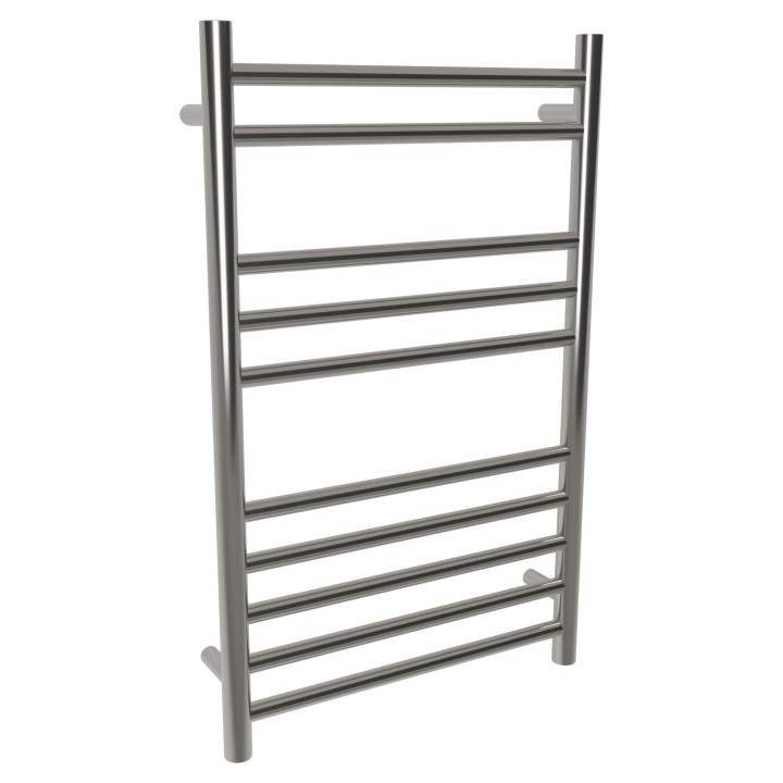 500mm  x 800mm  Brushed Straight Stainless Steel Towel Rail