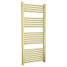 500mm (w)  x 1200mm (h) Straight Brushed Brass Towel Rail