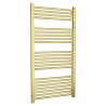 600mm (w)  x 1200mm (h) Straight Brushed Brass Towel Rail