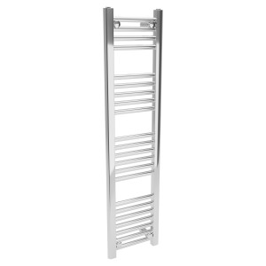 300mm (w)  x 1200mm (h) Straight Chrome Towel Rail