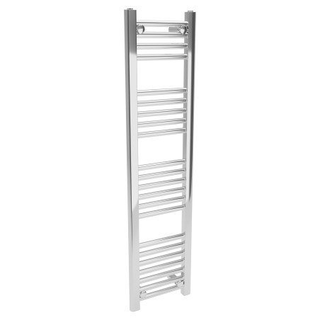 300mm (w)  x 1200mm (h) Straight Chrome Heated Towel Rail