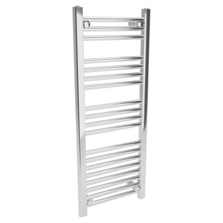 400mm (w) x 1000mm (h) Straight Chrome Heated Towel Rail