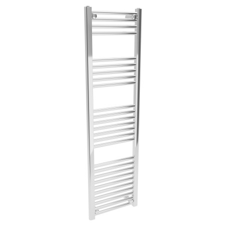 400mm (w) x 1400mm (h) Straight Chrome Heated Towel Rail