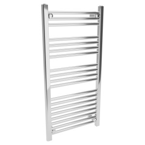 500mm (w)  x 1000mm (h) Straight Chrome Towel Rail