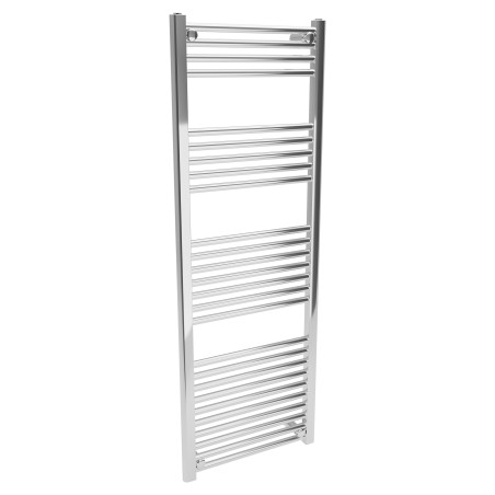 500mm (w) x 1400mm (h) Straight Chrome Heated Towel Rail