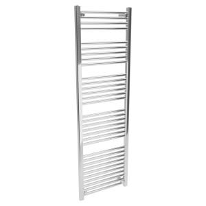 500mm (w)  x 1600mm (h) Straight Chrome Towel Rail