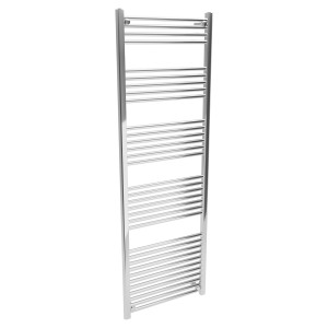 600mm (w)  x 1800mm (h) Straight Chrome Towel Rail