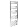 600mm (w) x 1800mm (h) Straight Chrome Heated Towel Rail