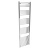 500mm (w)  x 1800mm (h) Curved Chrome Heated Towel Rail
