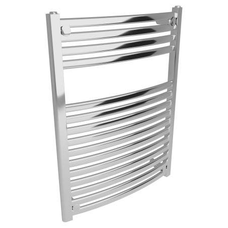 500mm (w) x 800mm (h) Ellipse Chrome Heated Towel Rail