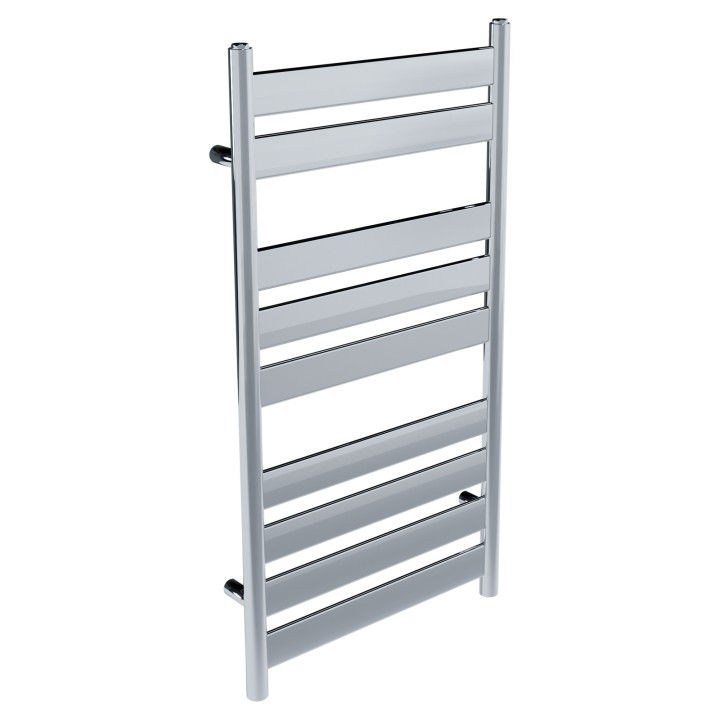 500mm (w) x 950mm (h) Ruthin Chrome Heated Towel Rail