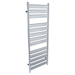 500mm (w) x 1300mm (h) Ruthin Chrome Heated Towel Rail