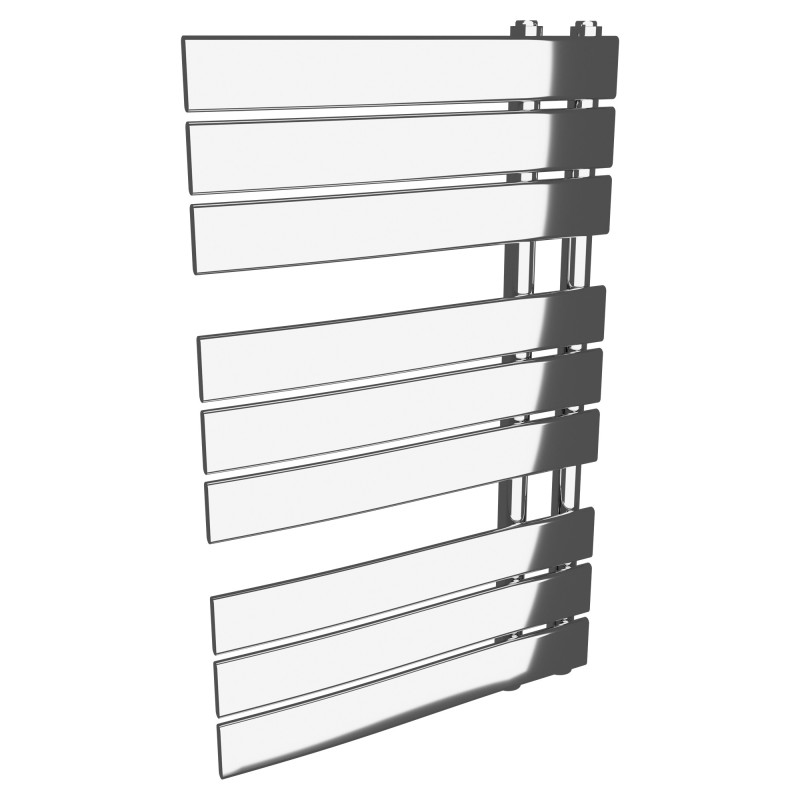 500mm (w) x 800mm (h) Apollo Chrome Heated Towel Rail
