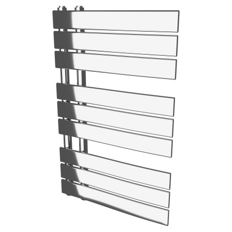 500mm (w) x 800mm (h) Apollo Chrome Heated Towel Rail