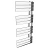 500mm (w) x 1200mm (h) Apollo Chrome Heated Towel Rail