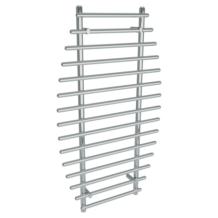700mm (w) x 1200mm (h) Barmouth Chrome Heated Towel Rail