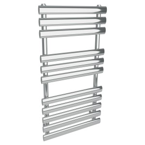 500mm (w) x 930mm (h) Brecon Chrome Designer Towel Rail