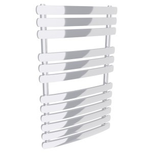500mm (w) x 800mm (h) Castell Chrome Designer Towel Rail