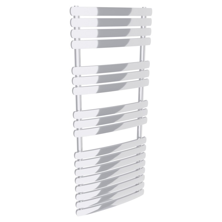 500mm (w) x 1200mm (h) Castell Chrome Heated Towel Rail