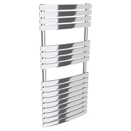 500mm  x 1106mm  Solar Chrome Designer Heated Towel Rail