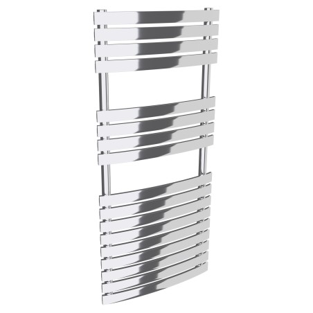 500mm  x 1106mm  Solar Chrome Designer Heated Towel Rail