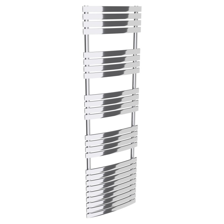 500mm  x 1742mm  Solar Chrome Designer Heated Towel Rail