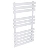 500mm (w) x 930mm (h) Brecon White Oval Tube Towel Rail