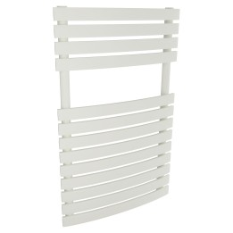 500mm (w) x 788mm (h) Solar White Designer Heated Towel Rail
