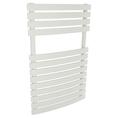 500mm (w) x 788mm (h) Solar White Designer Heated Towel Rail