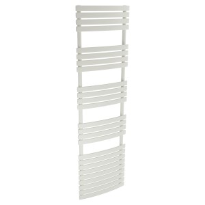 500mm (w) x 1742mm (h) Solar White Designer Towel Rail