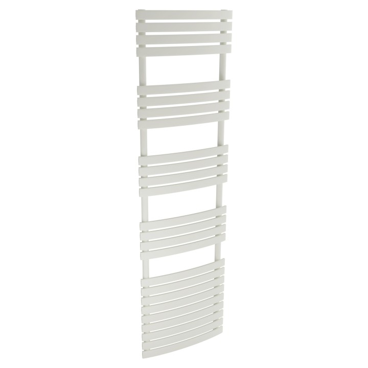 500mm  x 1742mm  Solar White Designer Heated Towel Rail