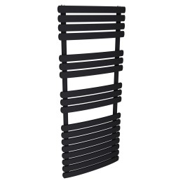 500mm (w) x 1200mm (h) Castell Chrome Oval Tube Towel Rail