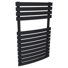 500mm (w) x 788mm (h) Solar Black Designer Heated Towel Rail