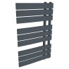 500mm (w) x 800mm (h) Apollo Anthracite Heated Towel Rail