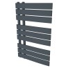 500mm (w) x 800mm (h) Apollo Anthracite Heated Towel Rail