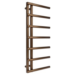 500mm (w) x 1200mm (h) Mira Brushed Bronze Heated Towel Rail