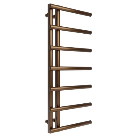 500mm (w) x 1200mm (h) Mira Brushed Bronze Heated Towel Rail