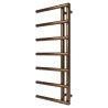 500mm (w) x 1200mm (h) Mira Brushed Bronze Heated Towel Rail