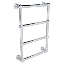 500mm (w) x 750mm (h) Harley Chrome Traditional Wall Mounted Towel Rail Radiator
