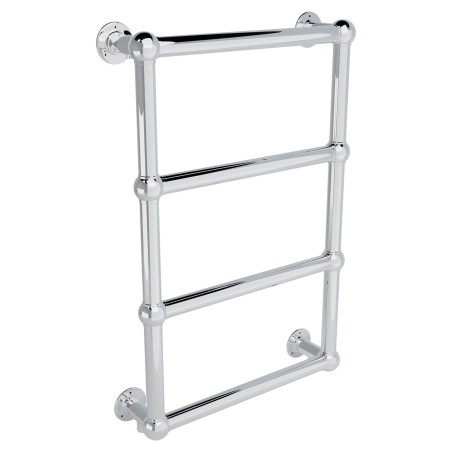 500mm (w) x 750mm (h) Harley Chrome Traditional Wall Mounted Towel Rail Radiator