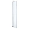 440mm (w) x 1850mm (h) Corwen Chrome Vertical Radiator