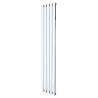 360mm (w) x 1850mm (h) Corwen Chrome Vertical Radiator