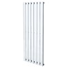 516mm (w) x 1250mm (h) Corwen Chrome Vertical Radiator