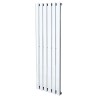 440mm (w) x 1250mm (h) Corwen Chrome Vertical Radiator