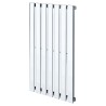 516mm (w) x 850mm (h) Corwen Chrome Vertical Radiator
